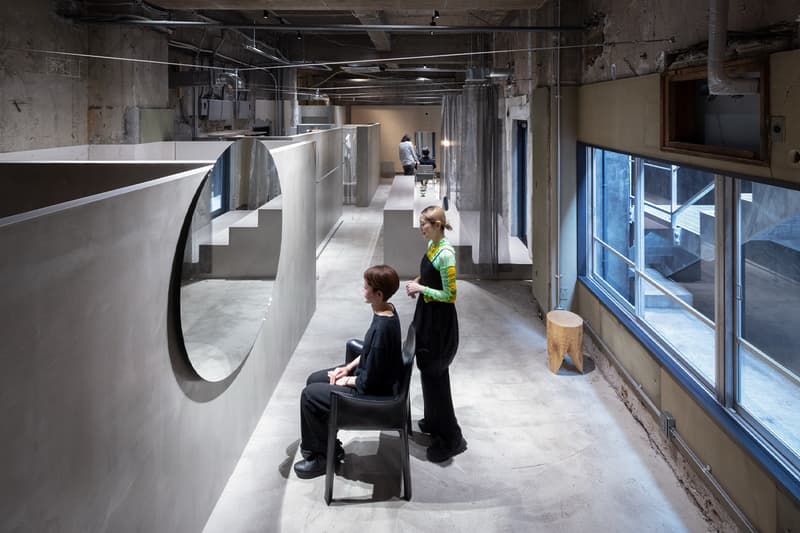 TAGI Hair Salon SIDES CORE Interior Design Japan Fukui Brutalist inspired industrial