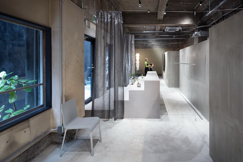 TAGI Hair Salon SIDES CORE Interior Design Japan Fukui Brutalist inspired industrial
