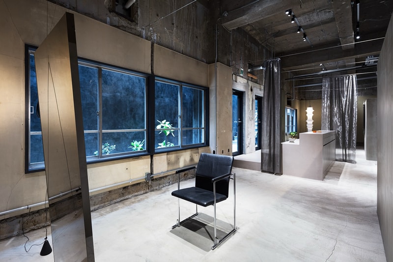 TAGI Hair Salon SIDES CORE Interior Design Japan Fukui Brutalist inspired industrial