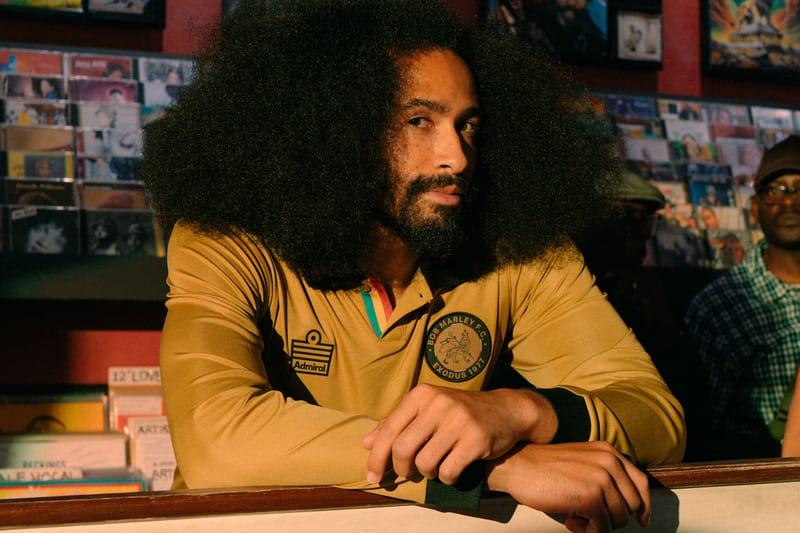 Admiral Links Up With the Bob Marley Estate to Unveil New Football Jersey