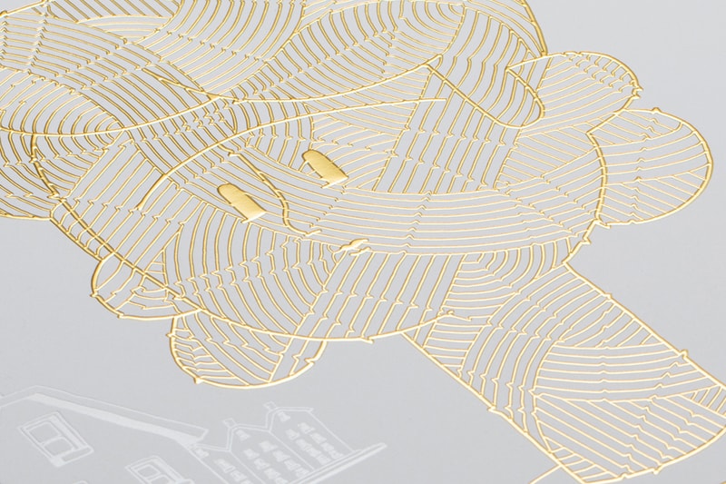 En Iwamura Knots Gold Foil Art-Form Print Edition 