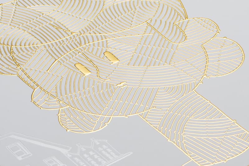 En Iwamura Knots Gold Foil Art-Form Print Edition