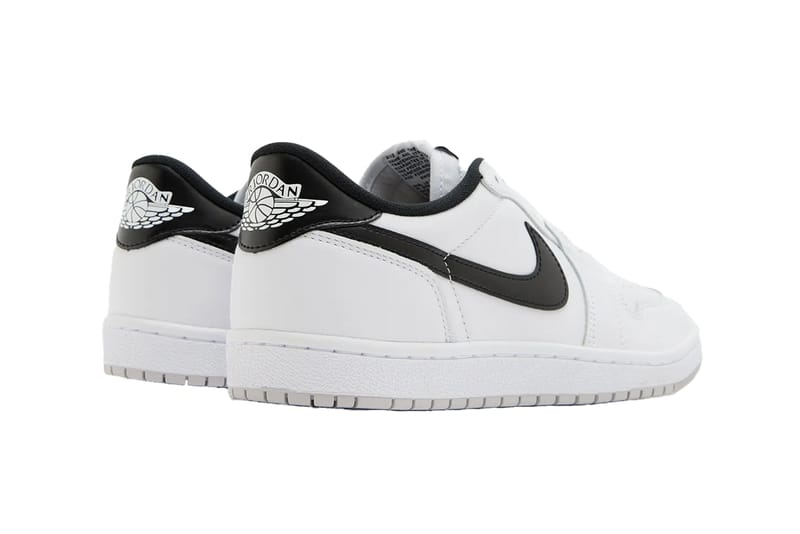 air jordan 1 low black white grey