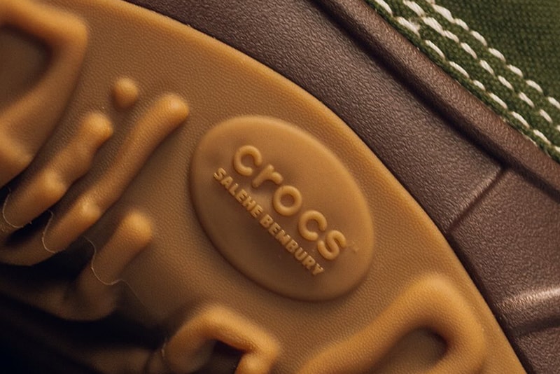Crocs Pollex Cypress Boot Green Purple Gum Release Info date store list buying guide photos price Salehe Bembury