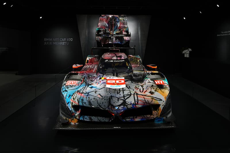 Julie Mehretu BMW Art Car Makes Debut in Asia heemin chung alvaro barrington i7 miniature debut frieze seoul 2024 automotive bmw m hybrid v8 racear