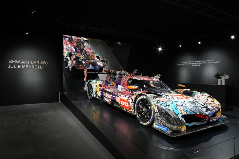 Julie Mehretu BMW Art Car Makes Debut in Asia heemin chung alvaro barrington i7 miniature debut frieze seoul 2024 automotive bmw m hybrid v8 racear