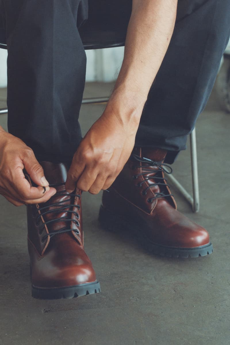 JJJJound Teams up With Timberland for Two Pairs of Six-Inch GORE-TEX Boots collaborations black brown black oxblood