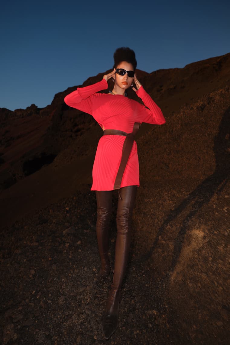 KENZO's FW24 Campaign Lets Earthlings Loose on Lanzarote's Volcanic Grounds