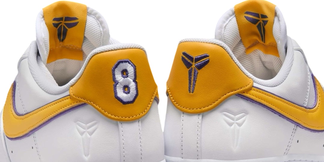 Official Images of the Kobe Bryant x Nike Air Force 1 Low "Home"