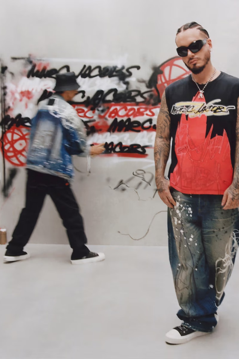 Marc Jacobs Reunites With Futura for 40th-Anniversary Collaboration Release Info Camapaign J Balvin Paloma Elsesser