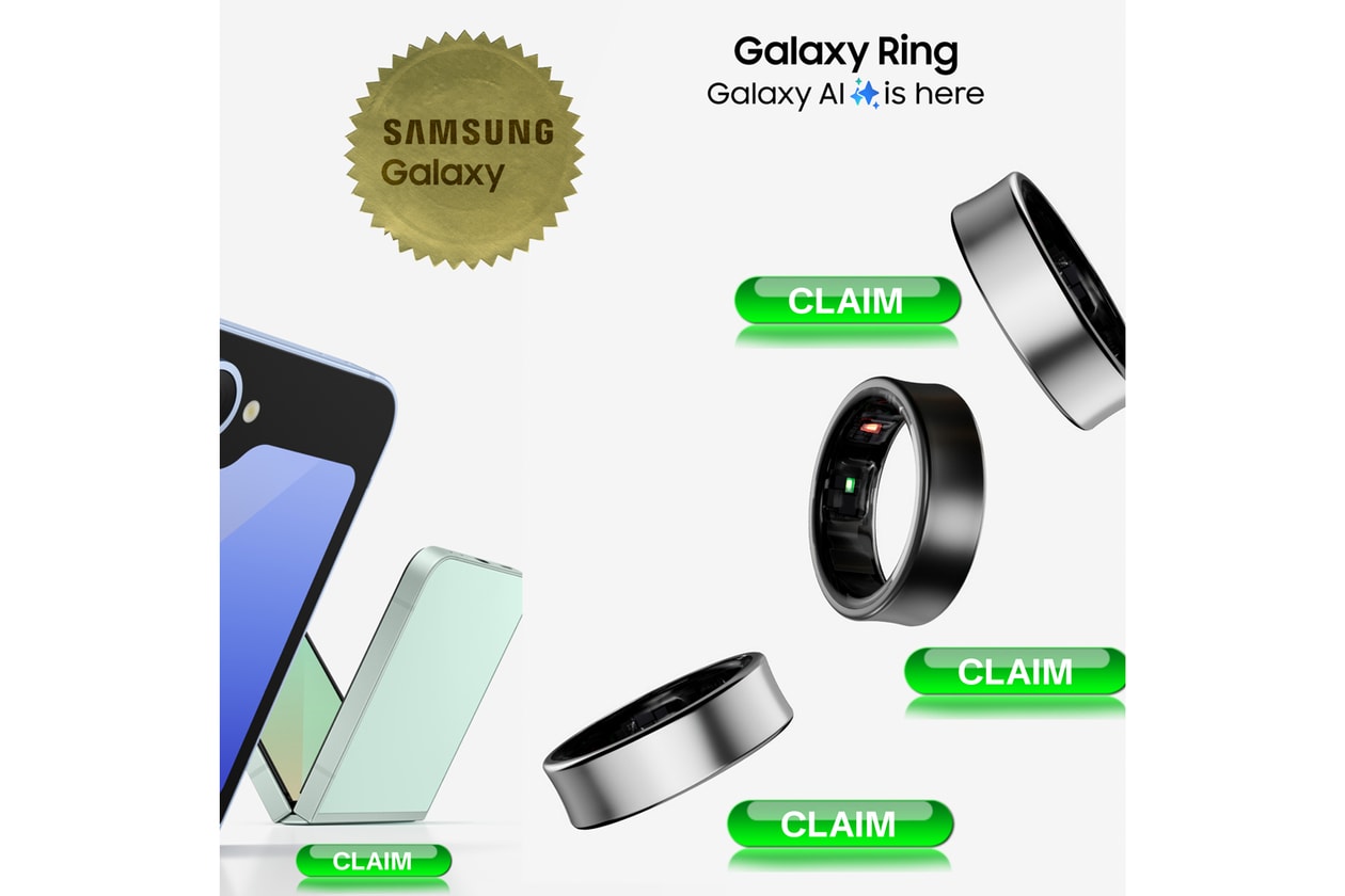 MSCHF Samsung Gifting With Galaxy Ring and Z Flip6