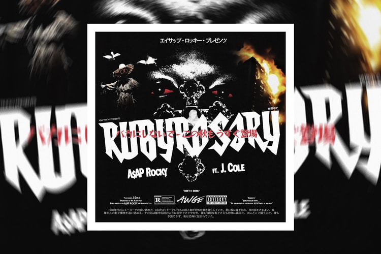 A$AP Rocky Enlists J. Cole For Ominous New Single "Ruby Rosary"
