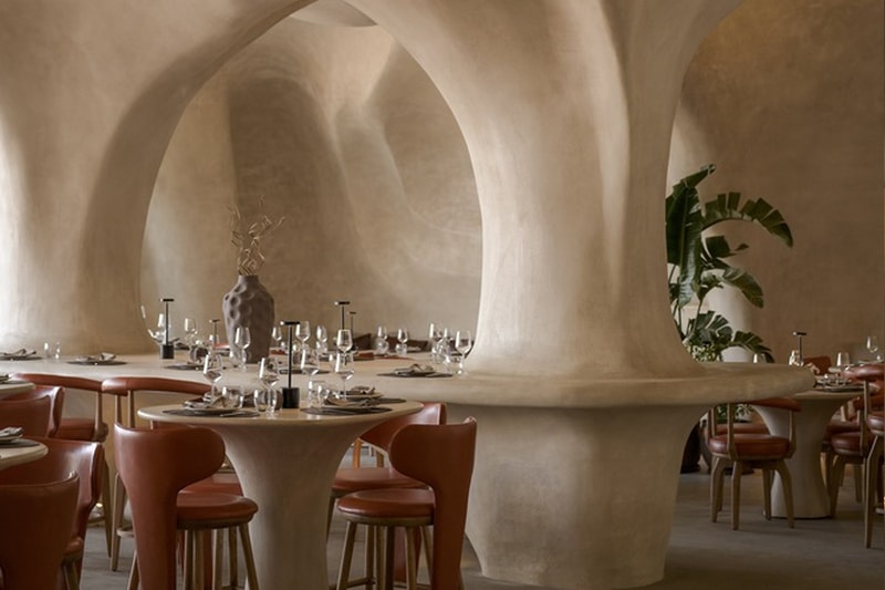 Badie Architects ESCĀ CUEVA Restaurant New Giza Cairo Egypt Architecture Interior design cavernous