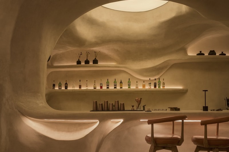 Badie Architects ESCĀ CUEVA Restaurant New Giza Cairo Egypt Architecture Interior design cavernous