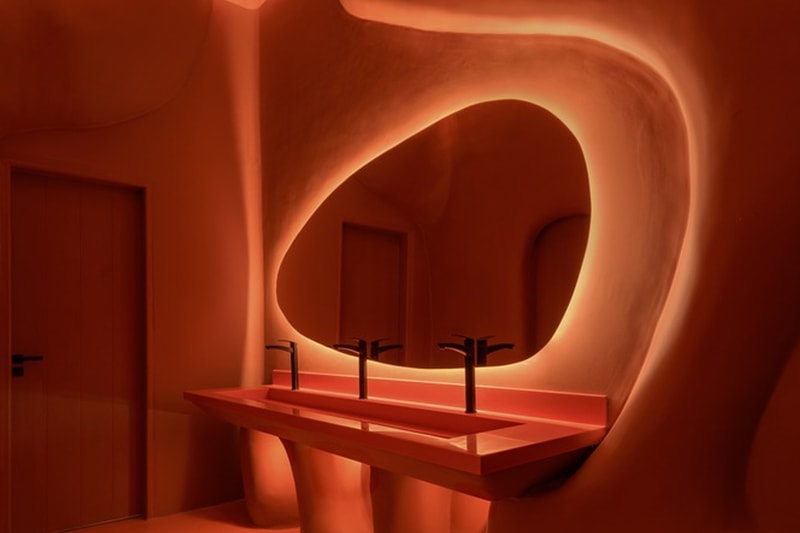 Badie Architects ESCĀ CUEVA Restaurant New Giza Cairo Egypt Architecture Interior design cavernous