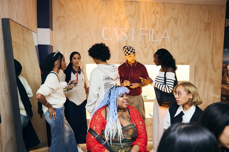 Sportswear Brand FILA Hosted a CASA FILA Pop-Up and Tennis Viewing Party in NYC 
