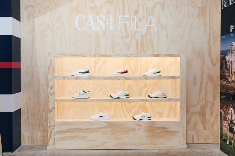 Sportswear Brand FILA Hosted a CASA FILA Pop-Up and Tennis Viewing Party in NYC 