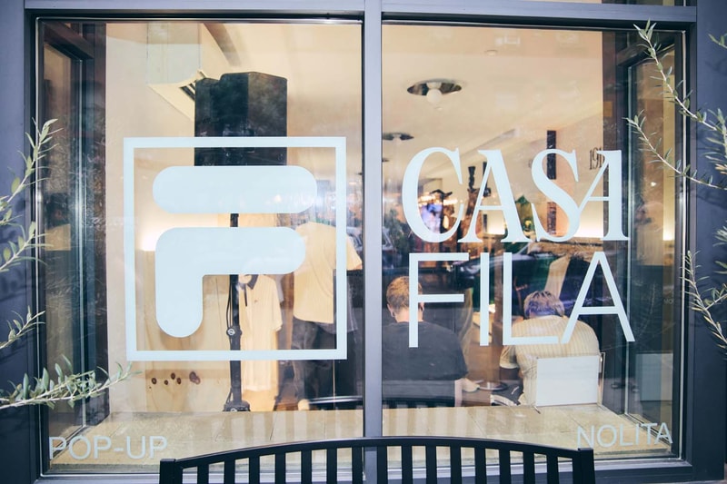 Sportswear Brand FILA Hosted a CASA FILA Pop-Up and Tennis Viewing Party in NYC 