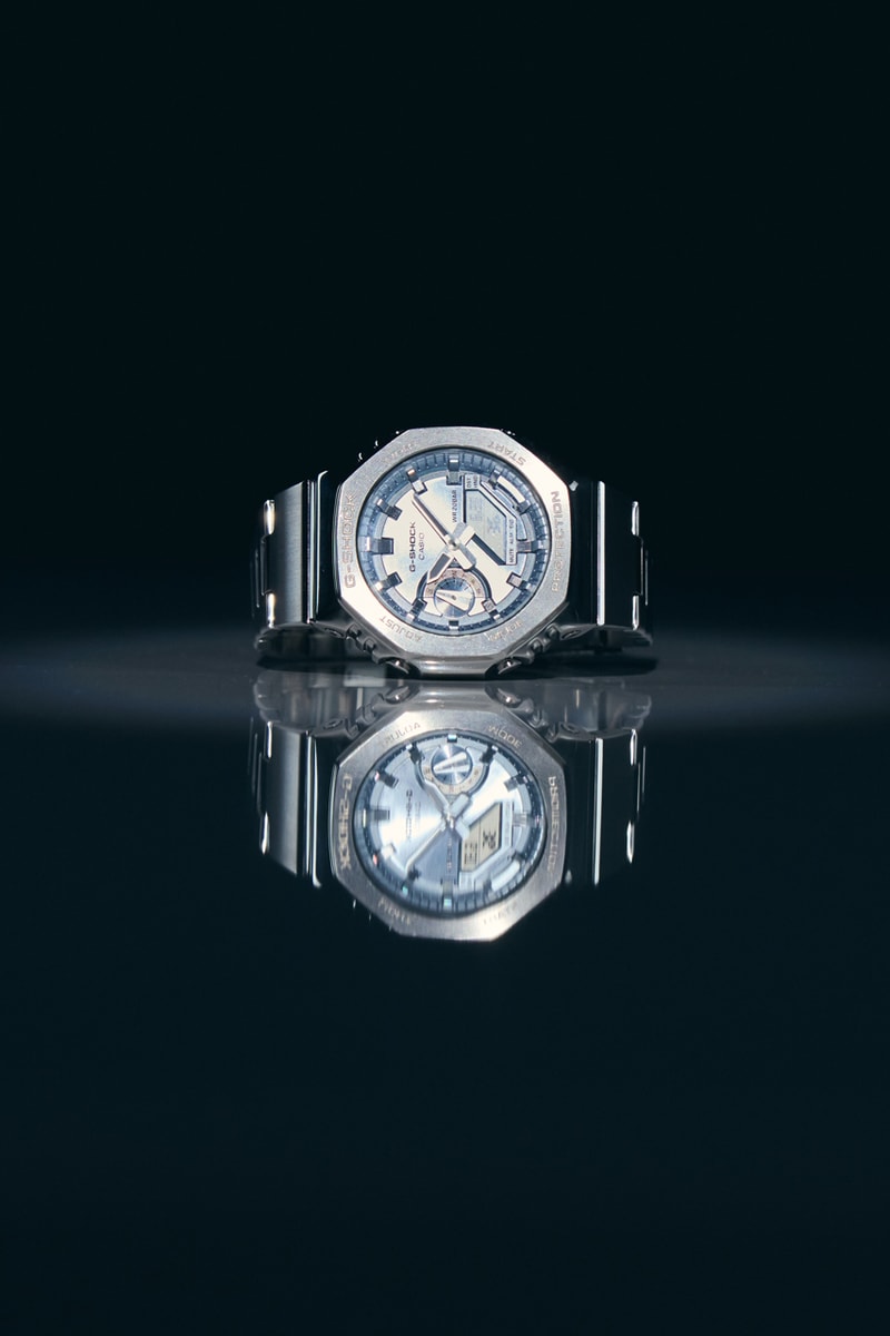 G-SHOCK Metal-Clad Stainless Steel GM-2110 Watches GM-2110D-2B GM-2110D-2A GM-2110D-3A GM-2110D-4A 