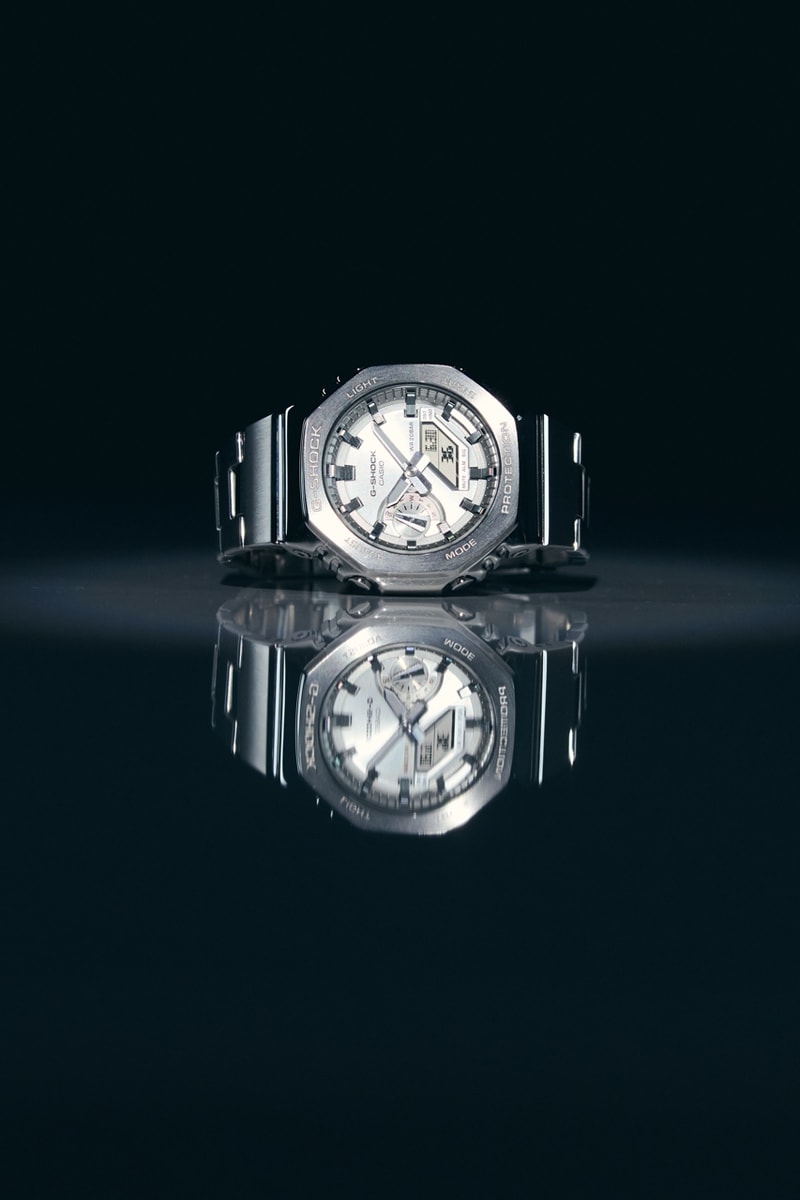G-SHOCK Metal-Clad Stainless Steel GM-2110 Watches GM-2110D-2B GM-2110D-2A GM-2110D-3A GM-2110D-4A 