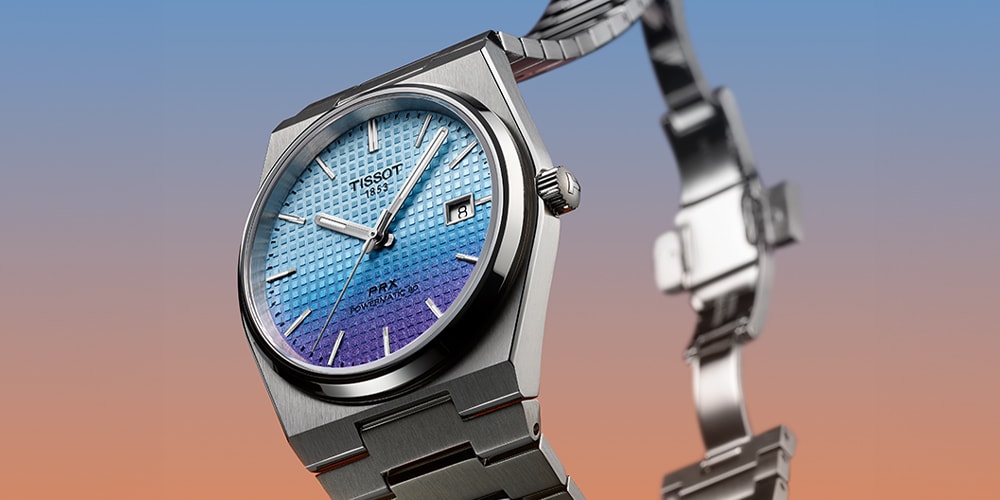 Tissot PRX Powermatic 80 Gradient Forged Carbon | Hypebeast