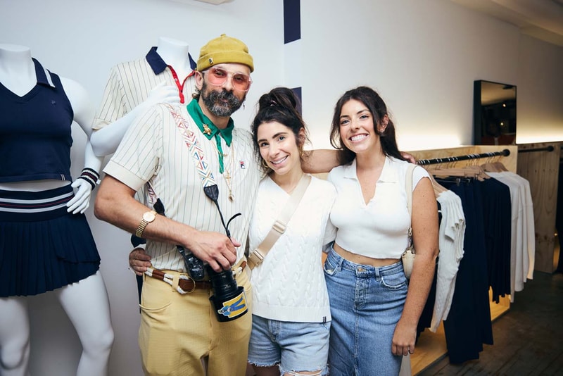 Sportswear Brand FILA Hosted a CASA FILA Pop-Up and Tennis Viewing Party in NYC 