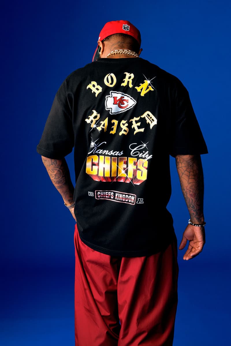 Born X Raised x NFL Reveal Biggest Collab to Date teams largest collection release info football season national league raiders packers 49ers los angeles dodgers chiefs saints all 32 teams hat jersey apparel fashion t shirt graphic la 