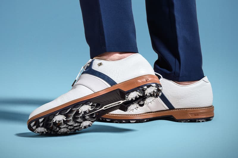 footjoy premiere series packard lx white navy golf leather shoe buy price release date list