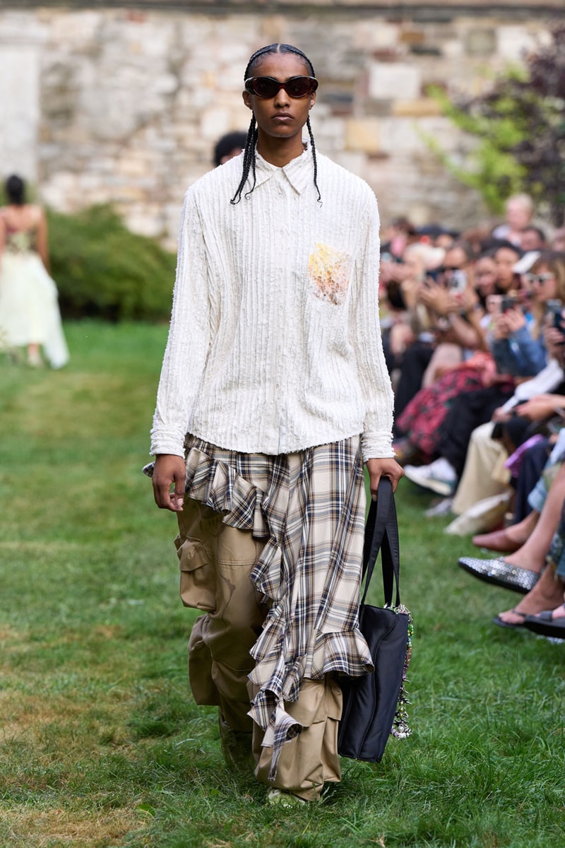 Collina Strada SS25 Reminds Us – Now, More than Ever - To Touch Grass runway collection nyfw new york fashion week collection release mara hoffman green lady earth sustainability hillary taymour interview