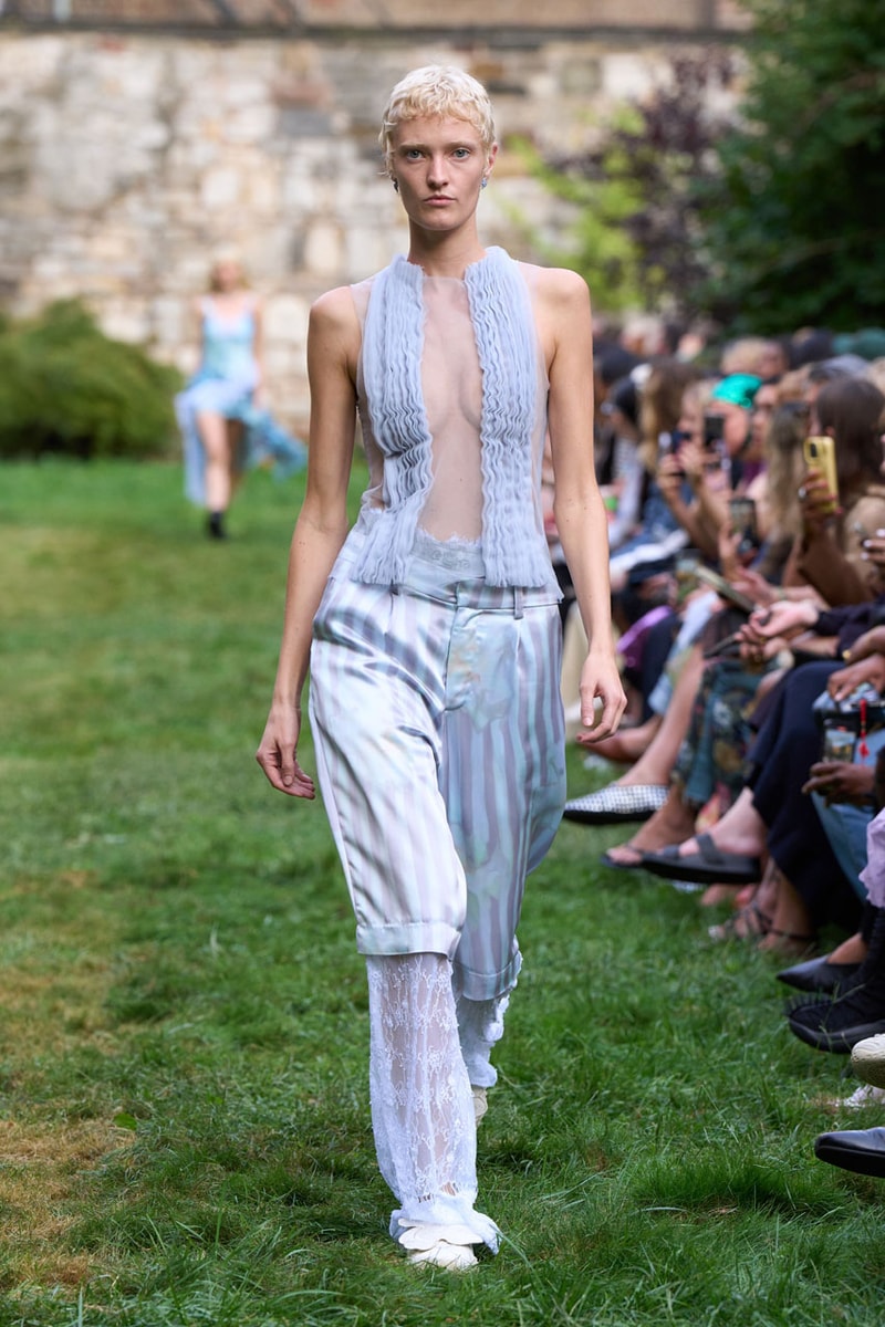 Collina Strada SS25 Reminds Us – Now, More than Ever - To Touch Grass runway collection nyfw new york fashion week collection release mara hoffman green lady earth sustainability hillary taymour interview
