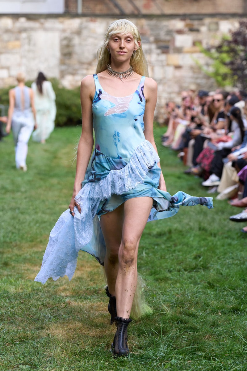 Collina Strada SS25 Reminds Us – Now, More than Ever - To Touch Grass runway collection nyfw new york fashion week collection release mara hoffman green lady earth sustainability hillary taymour interview