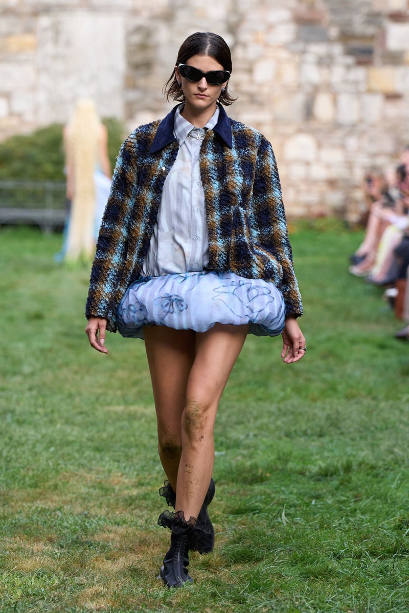 Collina Strada SS25 Reminds Us – Now, More than Ever - To Touch Grass runway collection nyfw new york fashion week collection release mara hoffman green lady earth sustainability hillary taymour interview