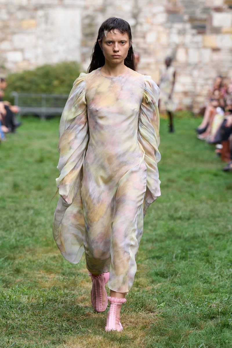 Collina Strada SS25 Reminds Us – Now, More than Ever - To Touch Grass runway collection nyfw new york fashion week collection release mara hoffman green lady earth sustainability hillary taymour interview