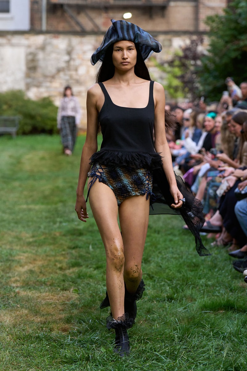Collina Strada SS25 Reminds Us – Now, More than Ever - To Touch Grass runway collection nyfw new york fashion week collection release mara hoffman green lady earth sustainability hillary taymour interview