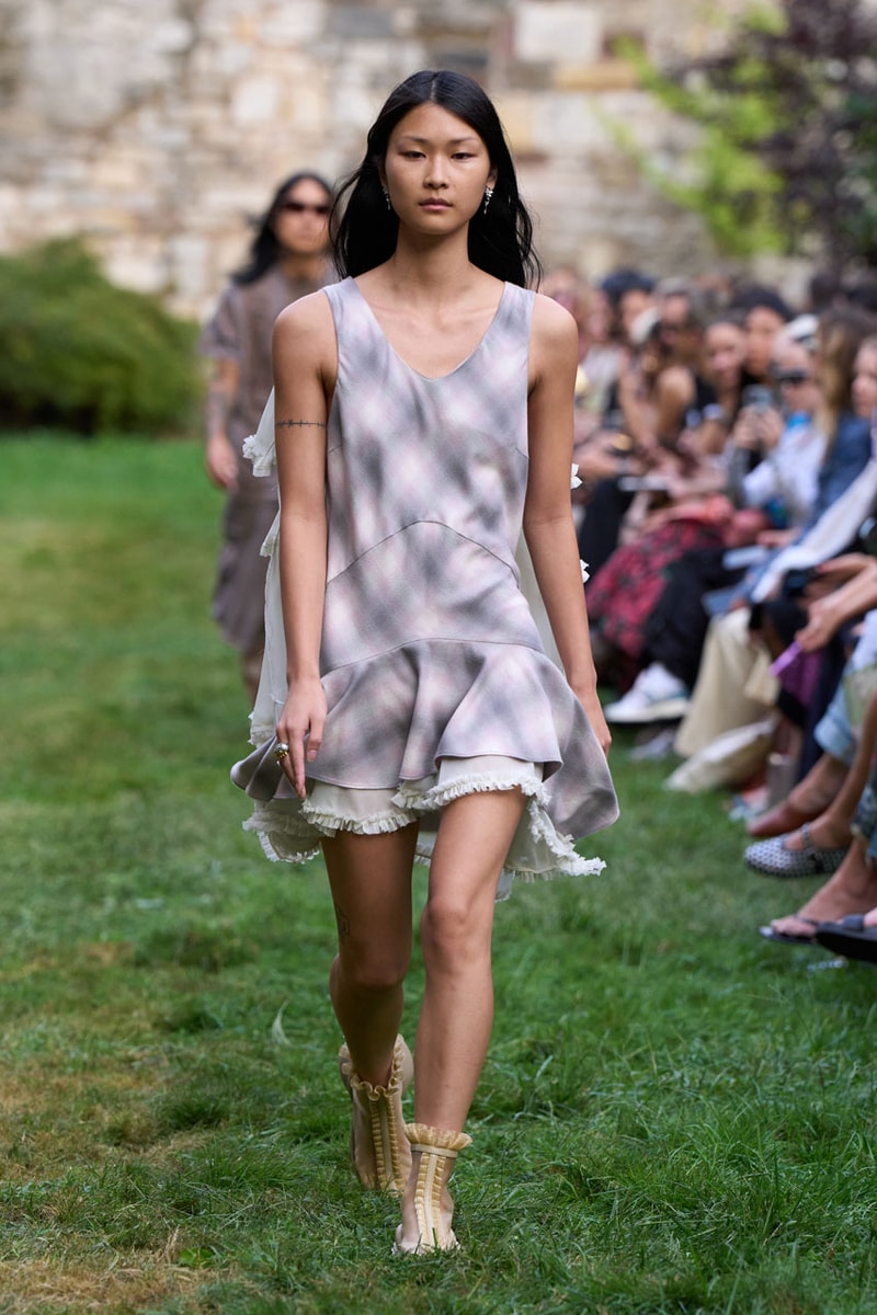 Collina Strada SS25 Reminds Us – Now, More than Ever - To Touch Grass runway collection nyfw new york fashion week collection release mara hoffman green lady earth sustainability hillary taymour interview