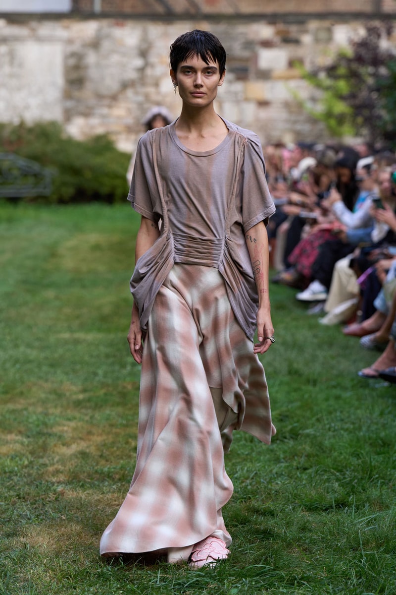 Collina Strada SS25 Reminds Us – Now, More than Ever - To Touch Grass runway collection nyfw new york fashion week collection release mara hoffman green lady earth sustainability hillary taymour interview