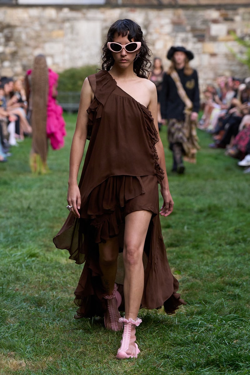 Collina Strada SS25 Reminds Us – Now, More than Ever - To Touch Grass runway collection nyfw new york fashion week collection release mara hoffman green lady earth sustainability hillary taymour interview