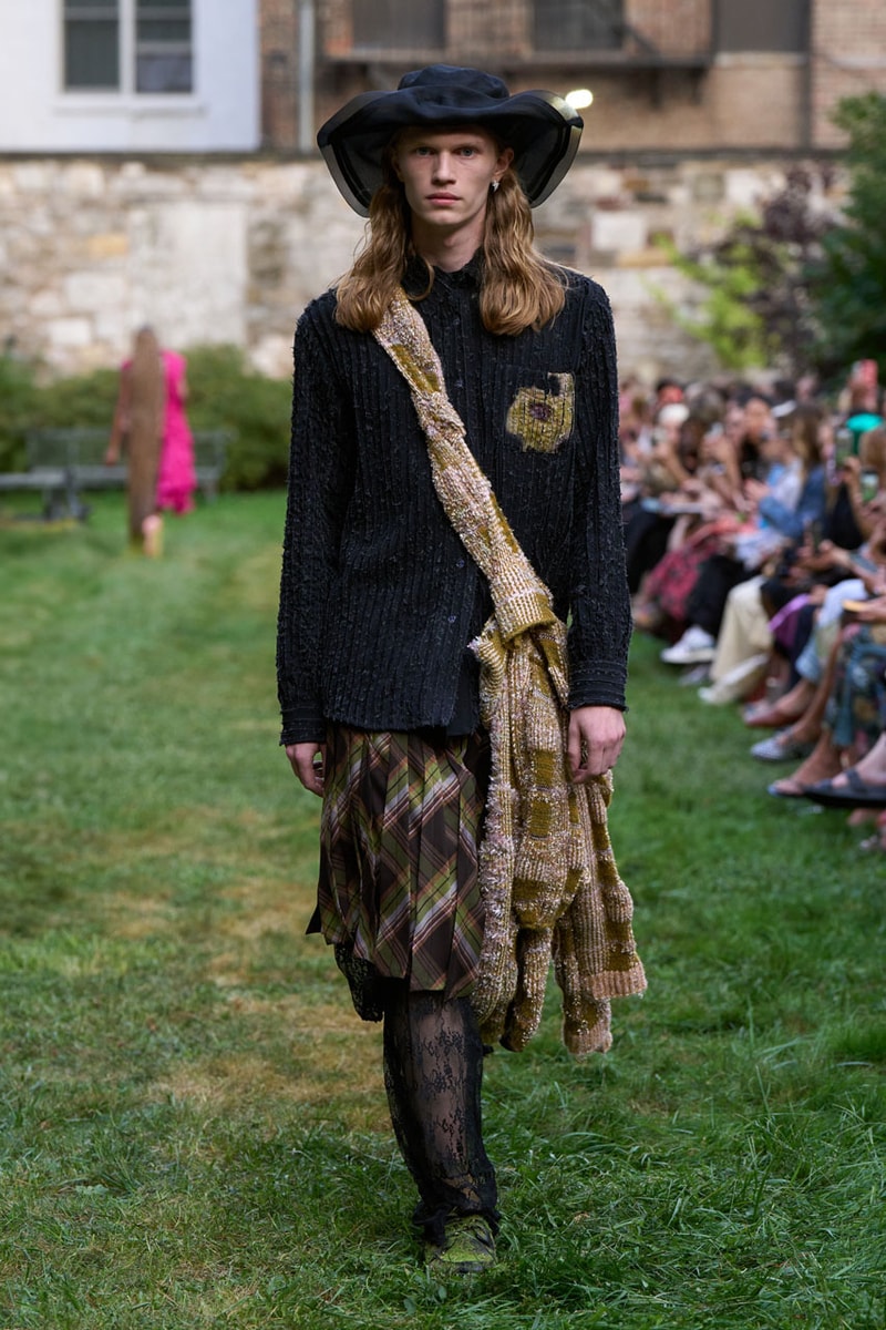 Collina Strada SS25 Reminds Us – Now, More than Ever - To Touch Grass runway collection nyfw new york fashion week collection release mara hoffman green lady earth sustainability hillary taymour interview