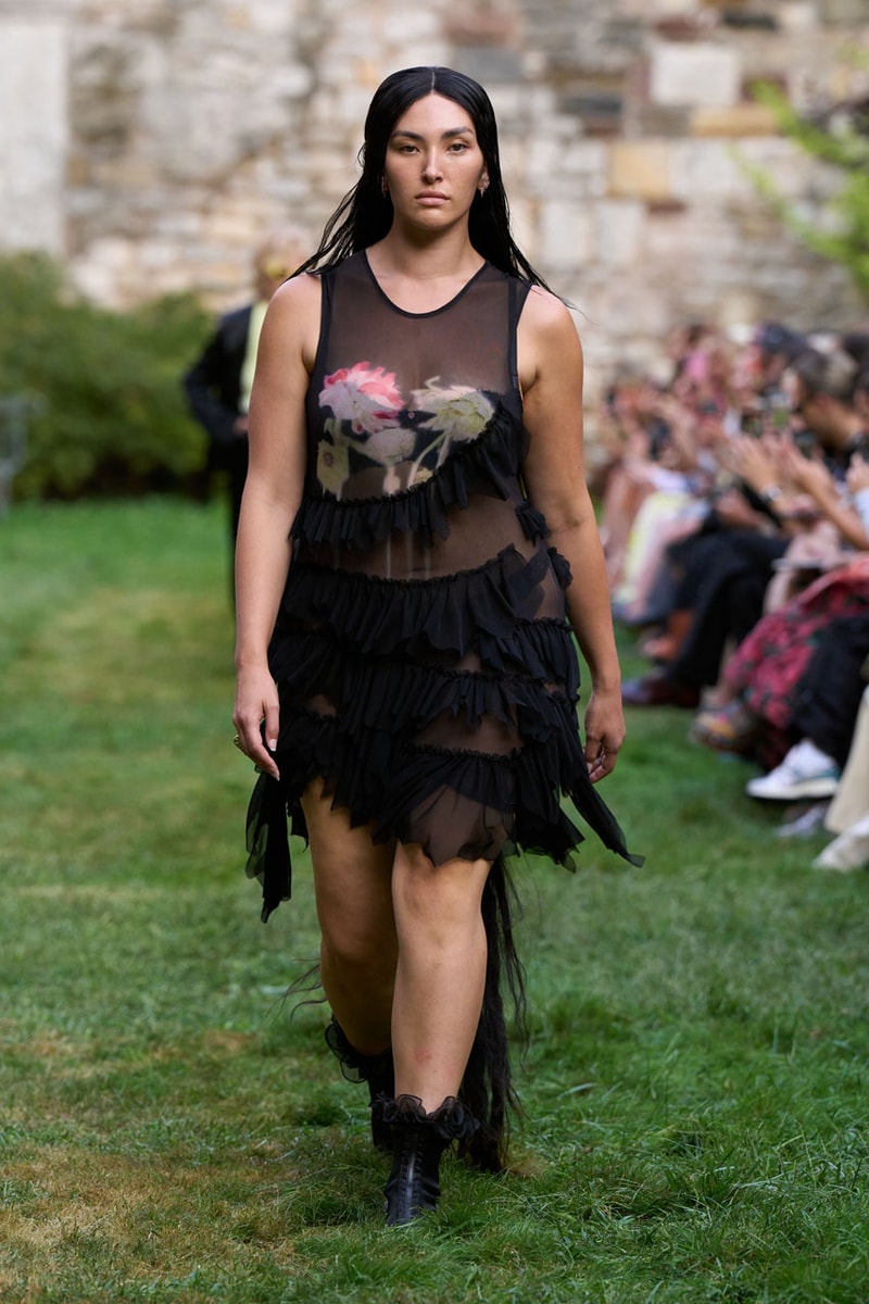Collina Strada SS25 Reminds Us – Now, More than Ever - To Touch Grass runway collection nyfw new york fashion week collection release mara hoffman green lady earth sustainability hillary taymour interview