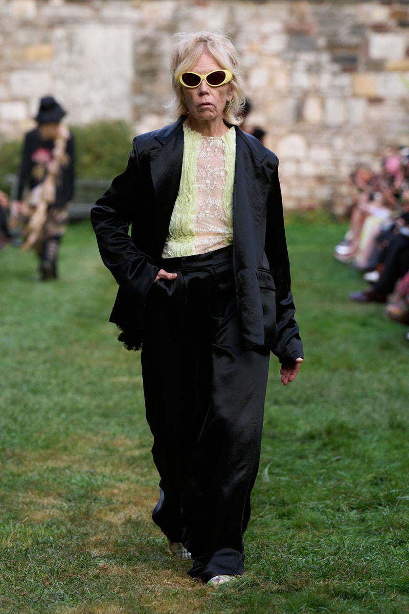Collina Strada SS25 Reminds Us – Now, More than Ever - To Touch Grass runway collection nyfw new york fashion week collection release mara hoffman green lady earth sustainability hillary taymour interview
