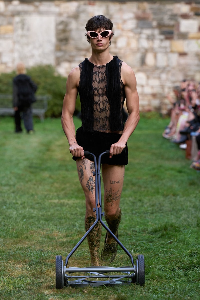 Collina Strada SS25 Reminds Us – Now, More than Ever - To Touch Grass runway collection nyfw new york fashion week collection release mara hoffman green lady earth sustainability hillary taymour interview