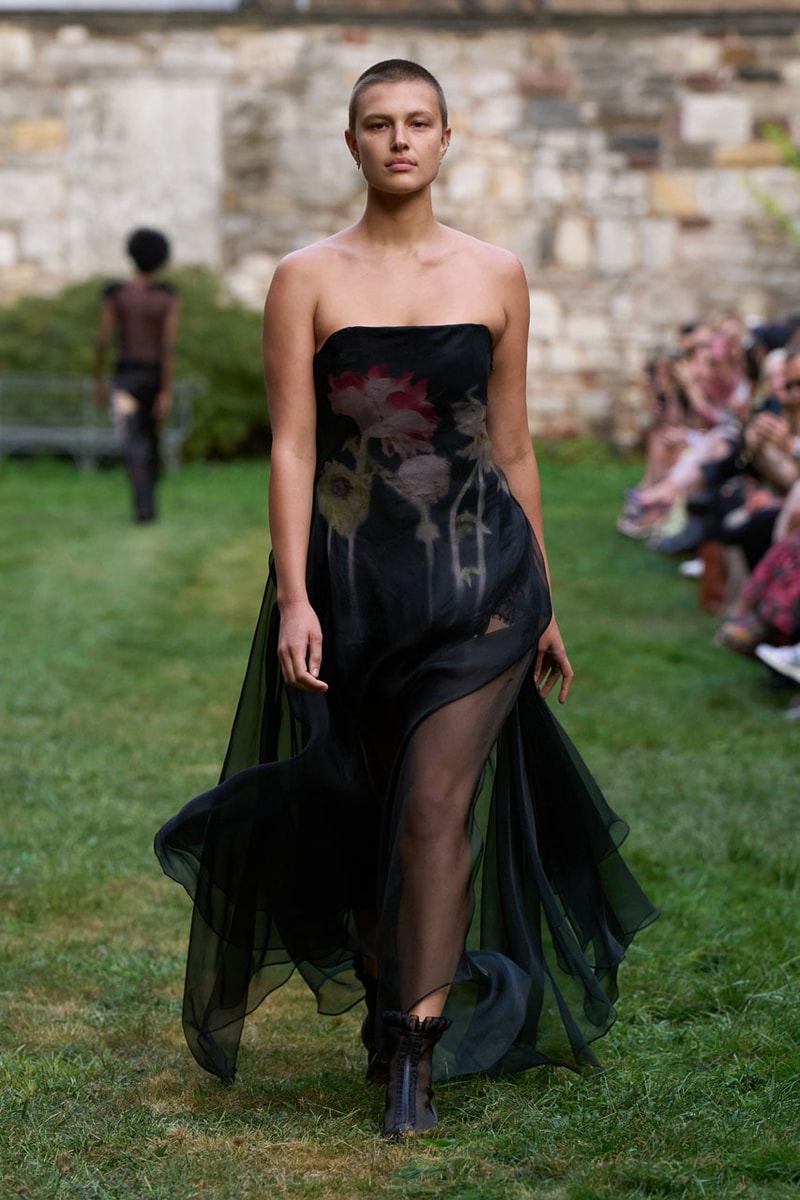 Collina Strada SS25 Reminds Us – Now, More than Ever - To Touch Grass runway collection nyfw new york fashion week collection release mara hoffman green lady earth sustainability hillary taymour interview