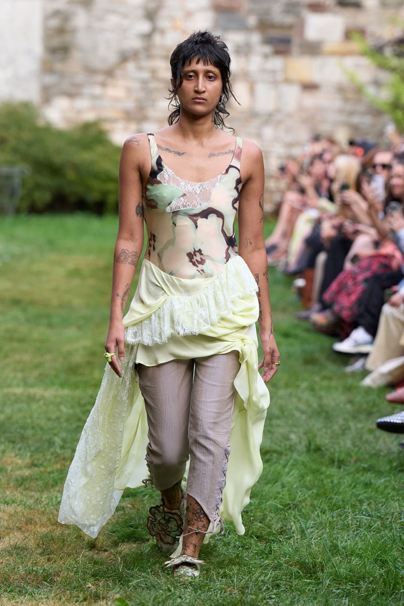 Collina Strada SS25 Reminds Us – Now, More than Ever - To Touch Grass runway collection nyfw new york fashion week collection release mara hoffman green lady earth sustainability hillary taymour interview
