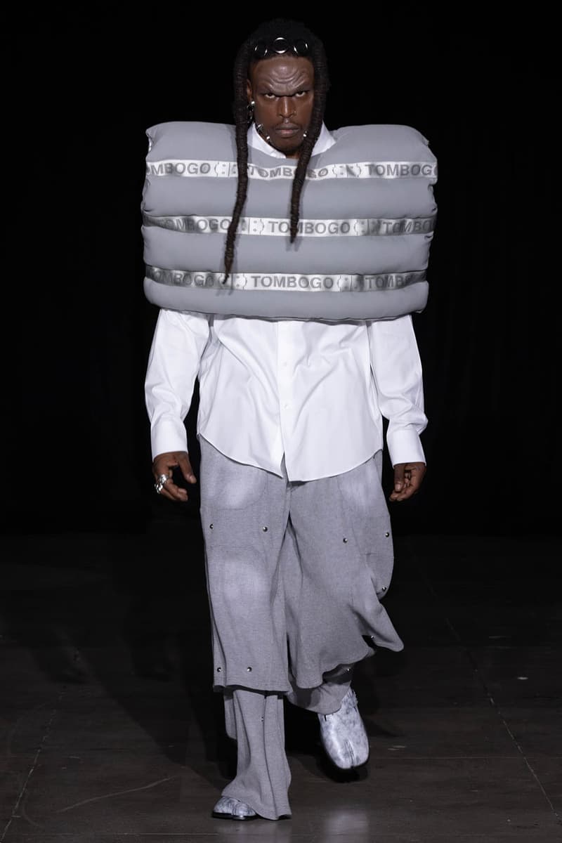 TOMBOGO SS25 Is All About Detachment runway reverse engineering tommy bogo bay area san francisco paris debut jacket pocket bag rich amiri duckwrth collection