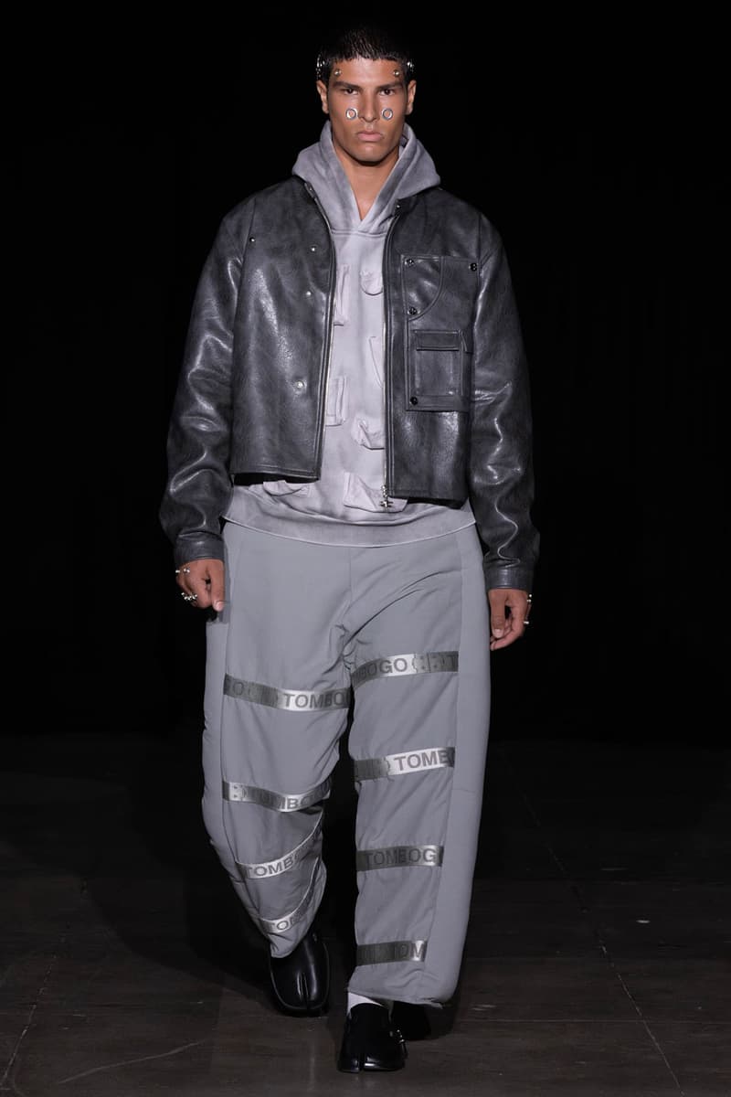 TOMBOGO SS25 Is All About Detachment runway reverse engineering tommy bogo bay area san francisco paris debut jacket pocket bag rich amiri duckwrth collection