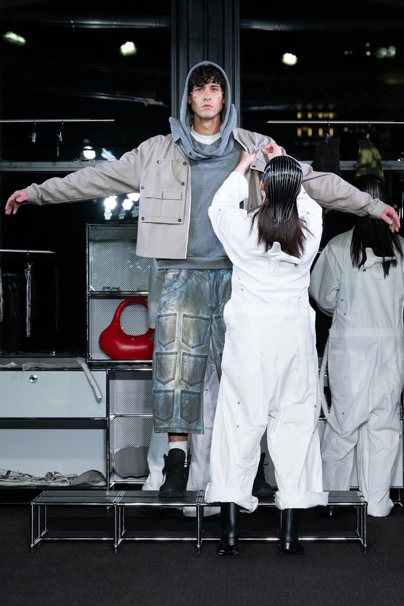 TOMBOGO SS25 Is All About Detachment runway reverse engineering tommy bogo bay area san francisco paris debut jacket pocket bag rich amiri duckwrth collection