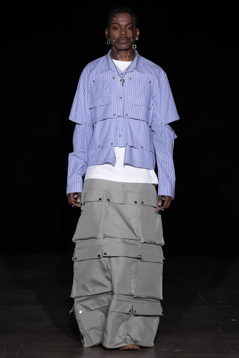 TOMBOGO SS25 Is All About Detachment runway reverse engineering tommy bogo bay area san francisco paris debut jacket pocket bag rich amiri duckwrth collection
