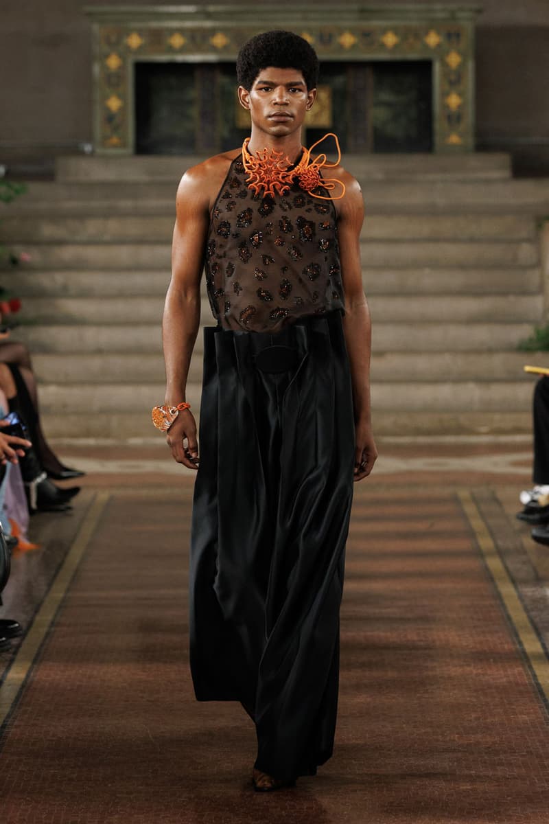 Palomo Spain SS25 collection runway new york fashion week spring summer 2025 Alejandro Gómez Palomo