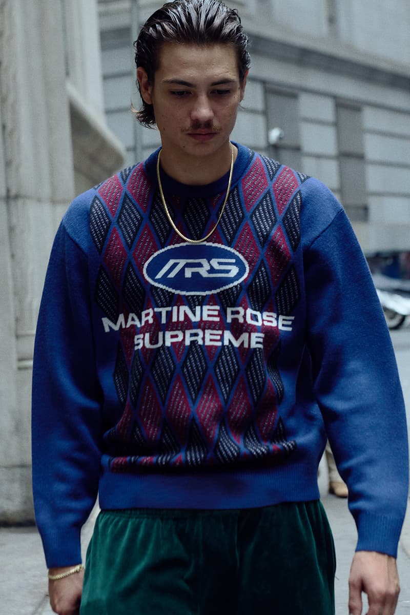 Supreme x Martine Rose Fall 2024 Collaboration t-shirts jerseys uk artist clarks originals leather jackets reversible denim corduroy jerseys shoes zine london based designer jamaican