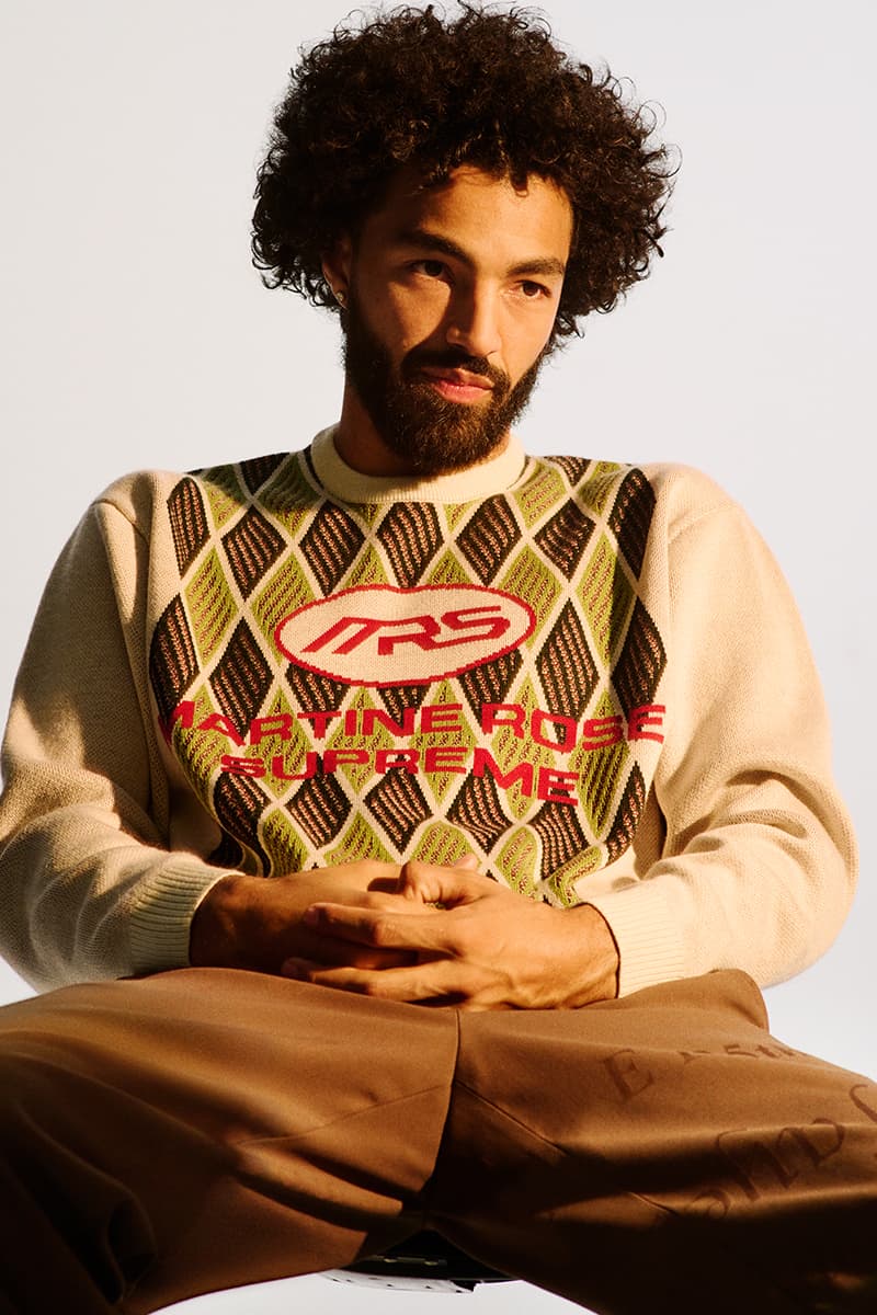 Supreme x Martine Rose Fall 2024 Collaboration t-shirts jerseys uk artist clarks originals leather jackets reversible denim corduroy jerseys shoes zine london based designer jamaican